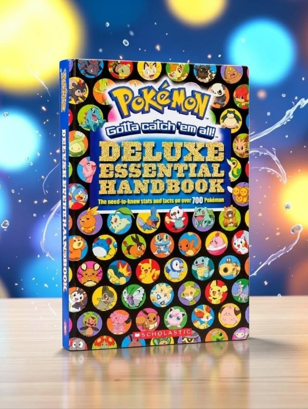 2015 Pokémon Deluxe Essential Handbook Scholastic: Stats & Facts 700+ Pokémon. B